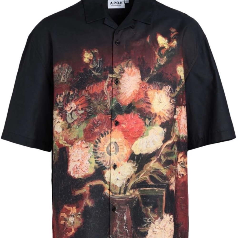 Topman Van Gogh Multi-Color Shirt